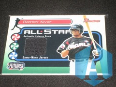 2004 Bowman All Star Futures FG-RN Ramon Nivar Game Used Jersey